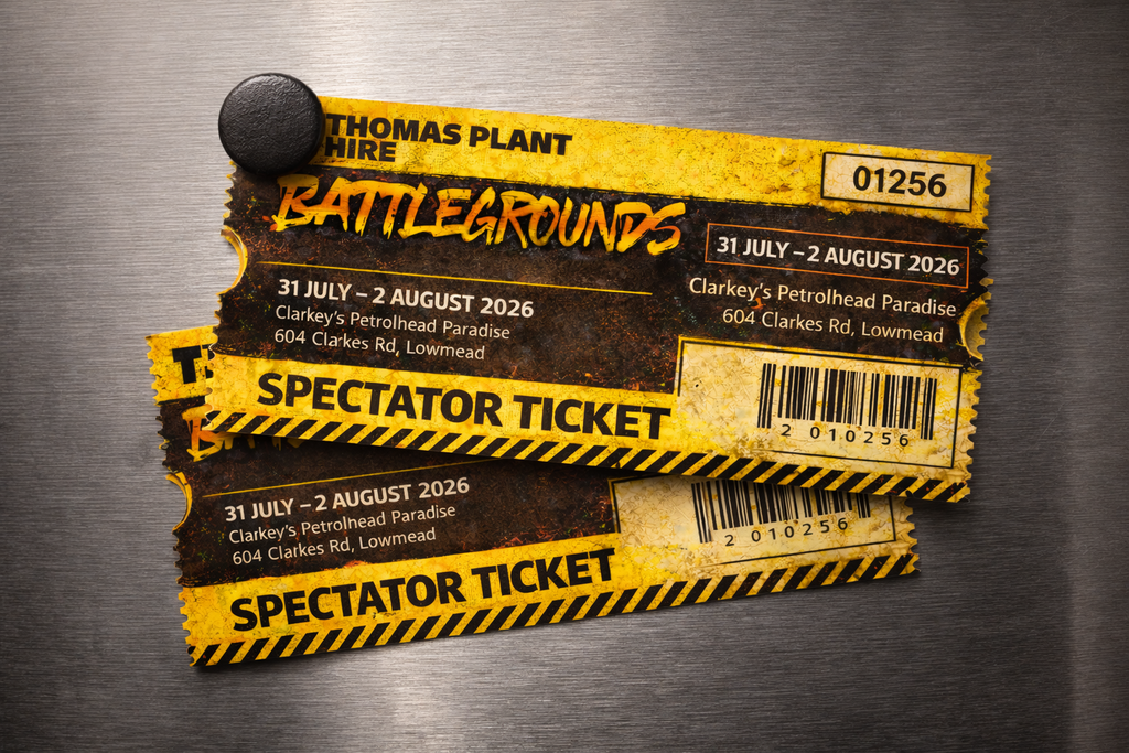 Thomas Plant Hire Battlegrounds 2026 – Spectator Tickets