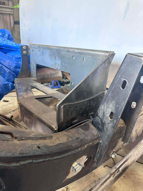 Nissan Patrol GU/GQ Ute Mid Mount Winch Setup
